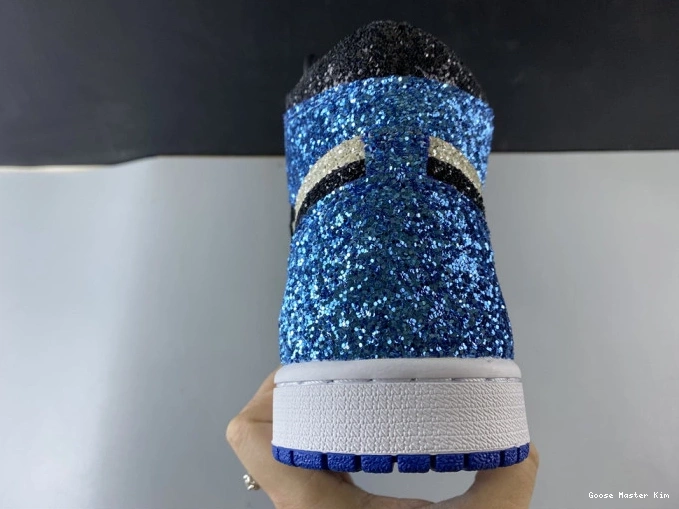JORDAN 1 CK5566-400 DESIGN GLITTER X FRAGMENT AIR 0726